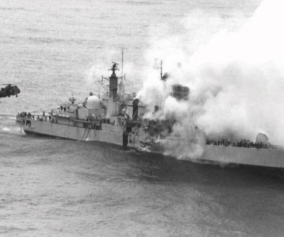 Wojna o Falklandy-Malwiny. Na morzu najniebezpieczniejszy był ogień