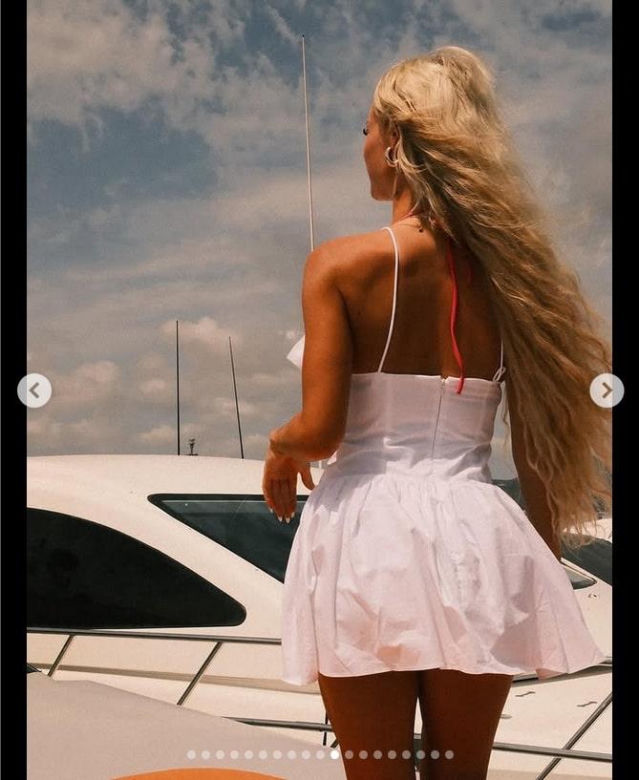 Alisha Lehmann na Ibizie
