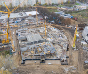 Budowa Fabryki Wody - grudzień 2020
