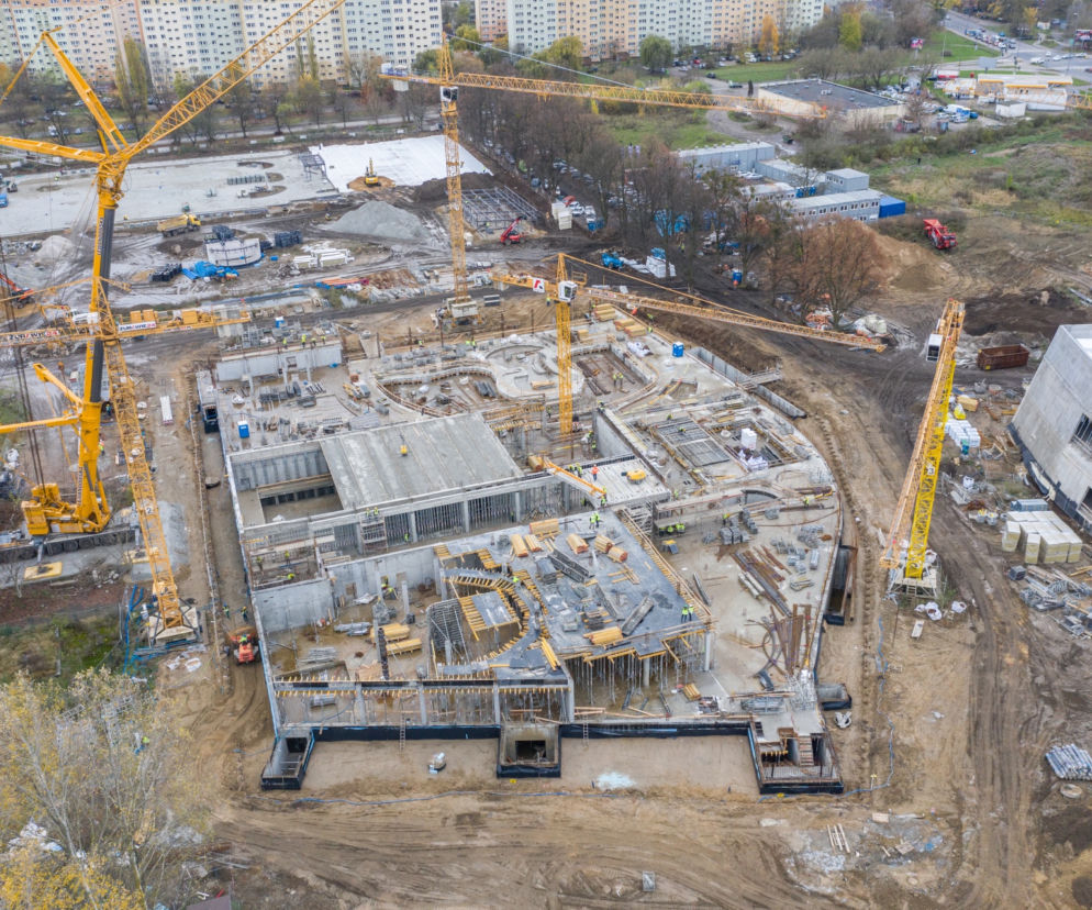 Budowa Fabryki Wody - grudzień 2020