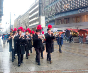 Katowice: Orkiestra Górnicza odegrała katowicki hejnał! Tak w mieście zakończyła się Barbórka [ZDJĘCIA, AUDIO]
