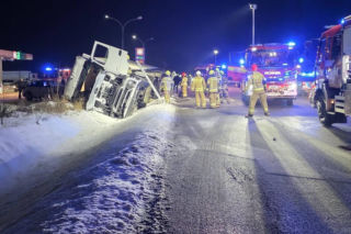 Zablokowana DK-2 w Chromnej