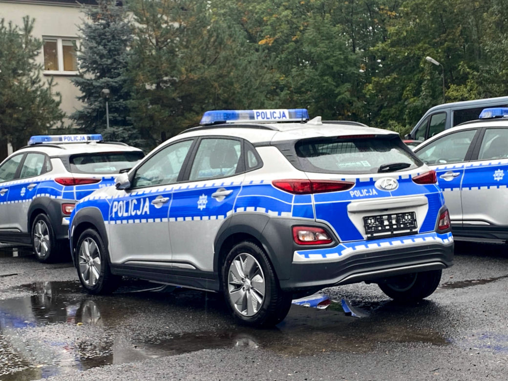 Elektryczne radiowozy Hyundai Kona Electric