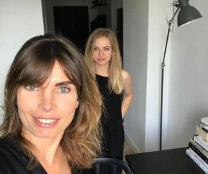 Agnieszka Dygant z siostrą