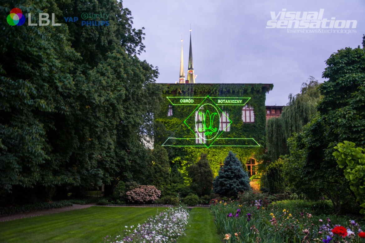 Lasery, muzyka i iluzjoniści w Ogrodzie Botanicznym we Wrocławiu