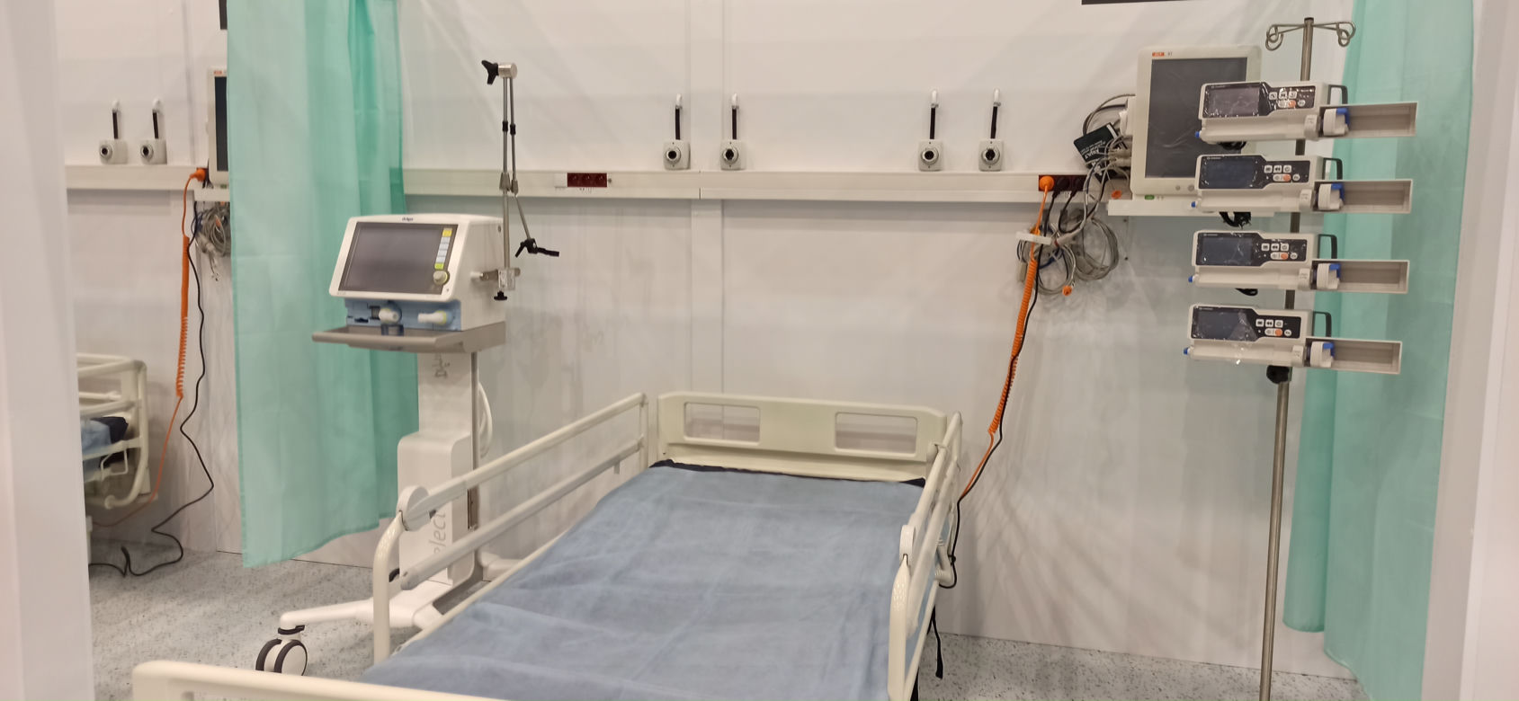 Szpital tymczasowy w MCK prawie gotowy