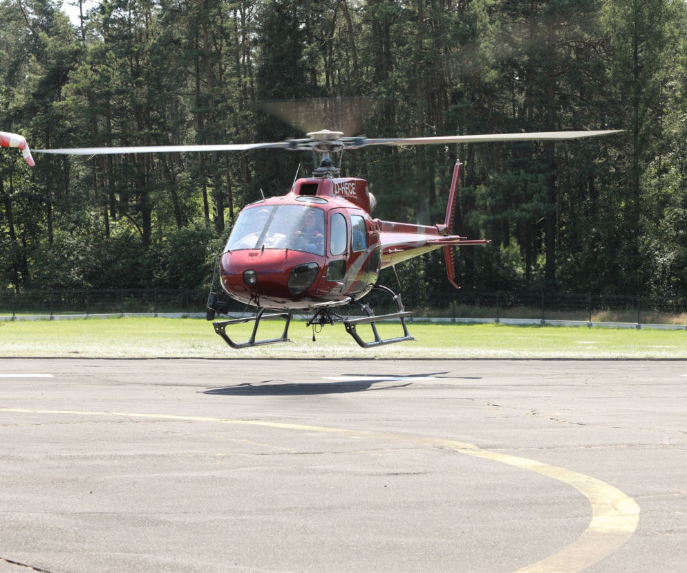 Nad lasami w woj. śląskim lata helikopter. Chodzi o ochronę przeciwpożarową [ZDJĘCIA]