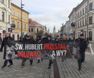 Ruch antyłowiecki w Lublinie zorganizował marsz przeciw myśliwym
