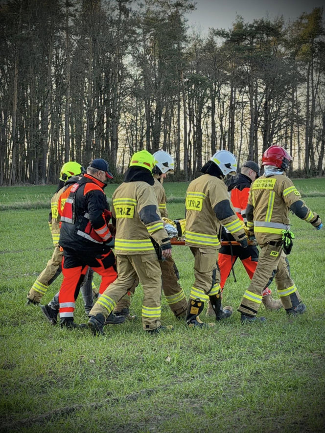 Wypadek w gminie Serokomla