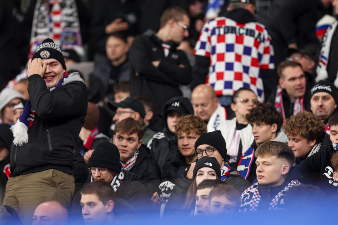 Górnik Zabrze - Legia Warszawa: Zdjęcia kibiców i zawodników z hitu 13. kolejki PKO BP Ekstraklasy