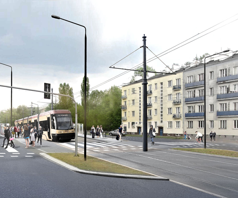 Tramwaj na Kasprzaka - wizualizacje