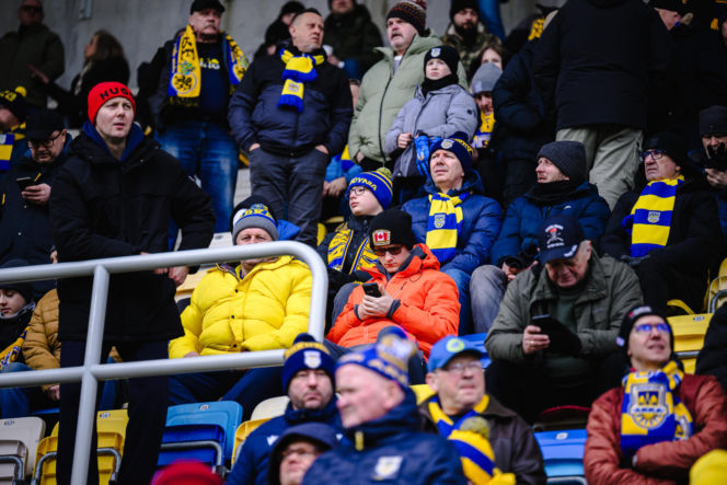 Arka Gdynia - GKS Katowice: Zdjęcia kibiców z meczu 22. kolejki PKO BP Ekstraklasy