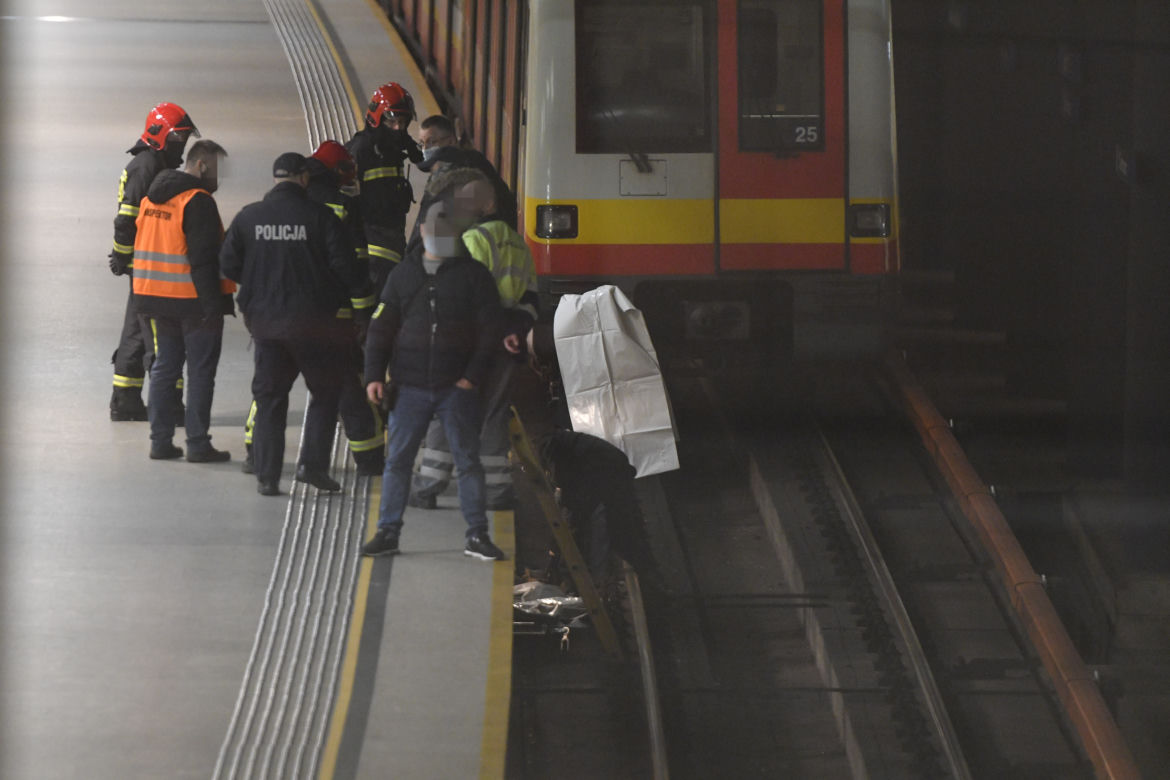 Pociąg rozjechał mężczyznę w metrze