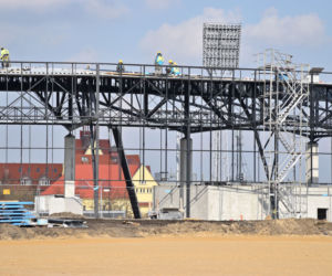 Budowa stadionu w Szczecinie - marzec 2020
