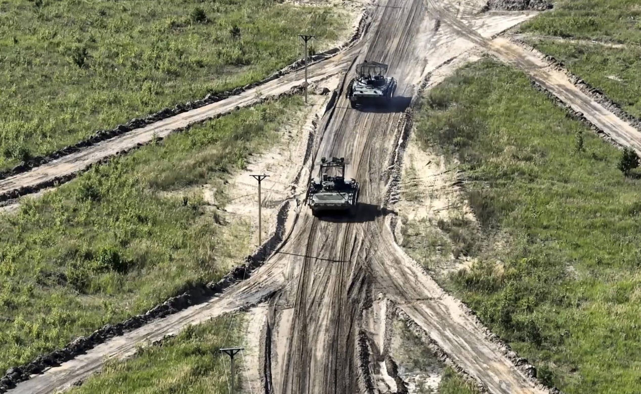 Ćwiczenia Zapad 25 tuż za granicą