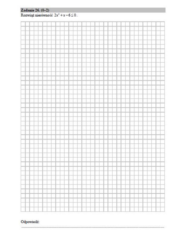 Matura próbna 2020 matematyka