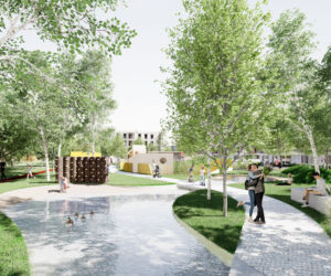 Wizualizacja nowego osiedla w dzielnicy Tłoki