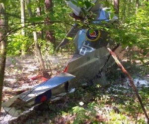 Katastrofa lotnicza w miejscowości Napoleon pod Kłobuckiem
