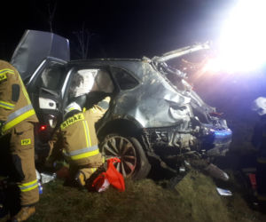  Tragiczny wypadek na S7. Luksusowe auto ROZTRZASKANE