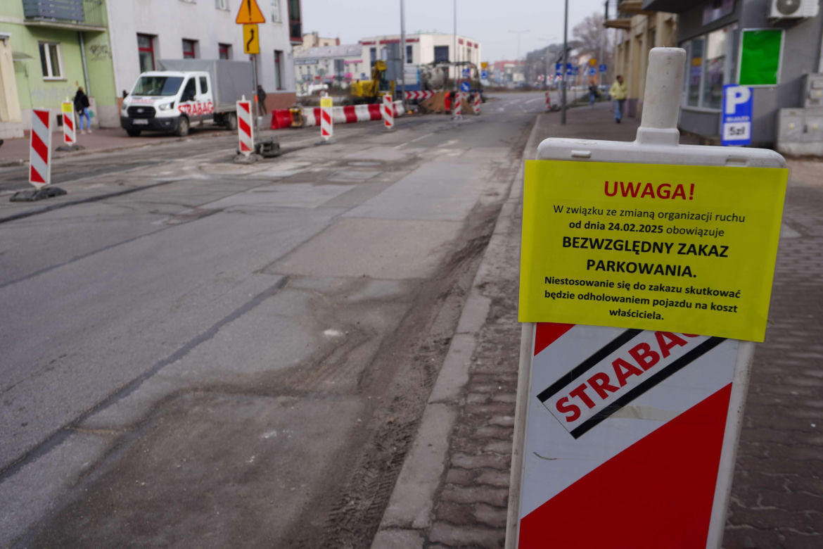 Przebudowa ulicy Paderewskiego w Kielcach