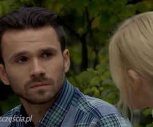 Barwy szczęścia odc. 1051. Iwona Korycka (Izabela Zwierzyńska), Alek (Krzysztof Wach)