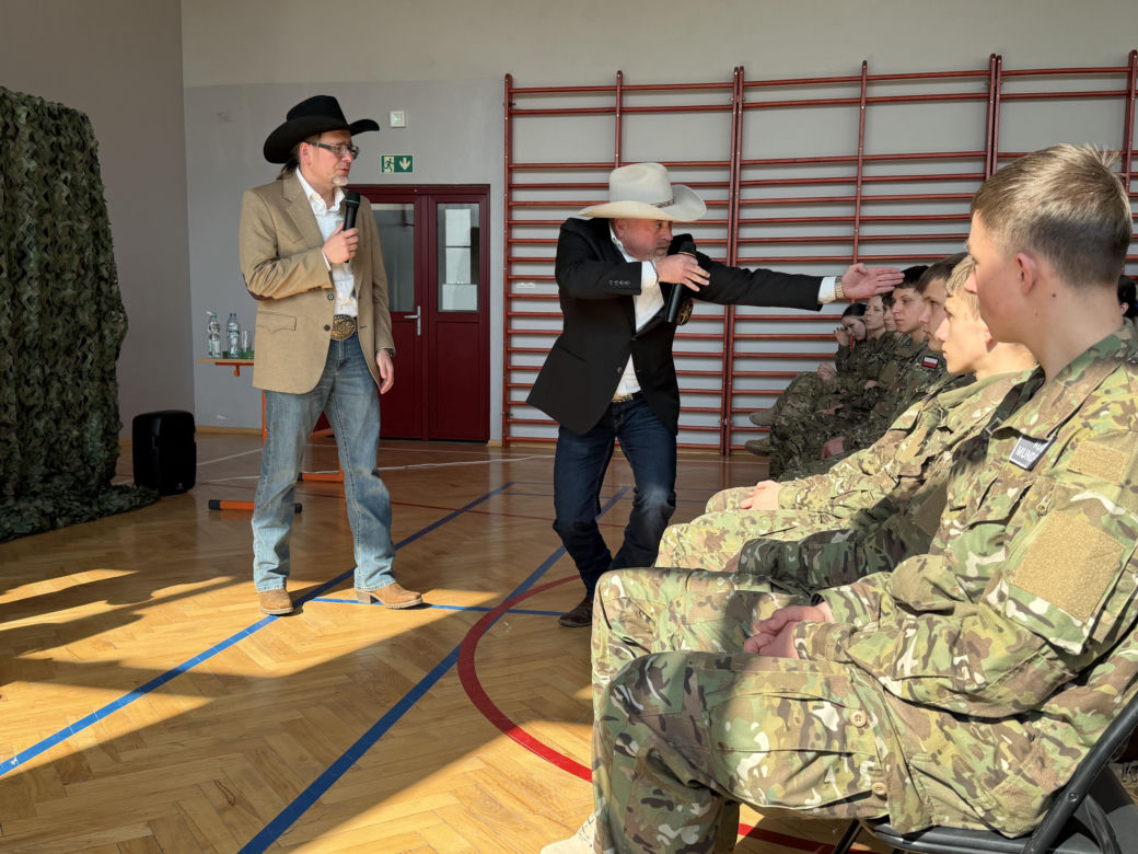 Szeryf hrabstwa Calhoun w Teksasie Bobby Vickery z wizytą w Polsce