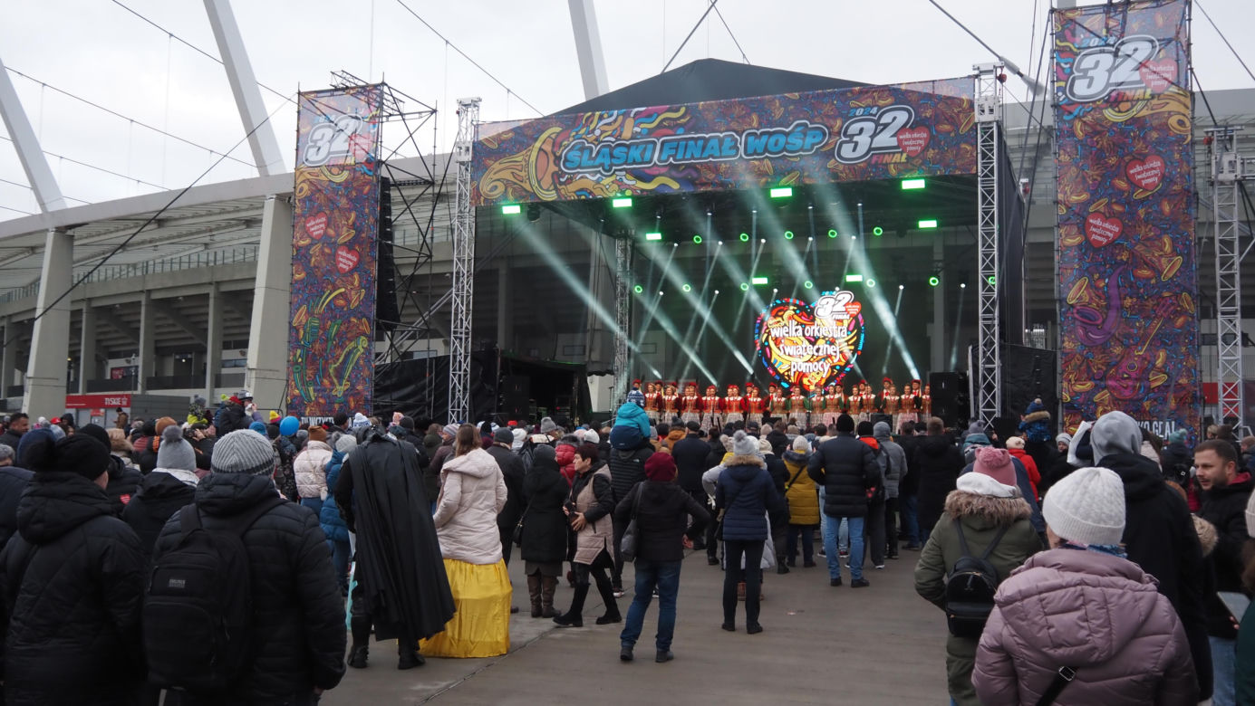 Śląski finał WOŚP na Stadionie Śląskim