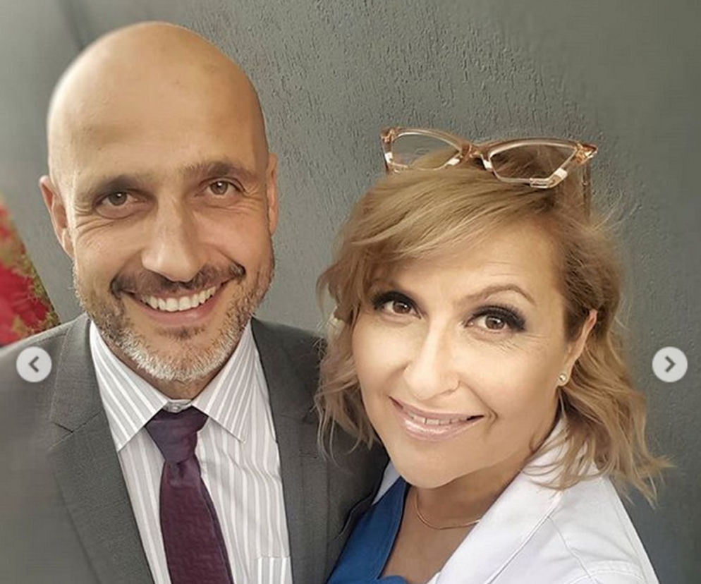 Na dobre i na złe po wakacjach 2020. Alina Fisher (Katarzyna Skrzynecka), Rafał Konica (Robert Koszucki)