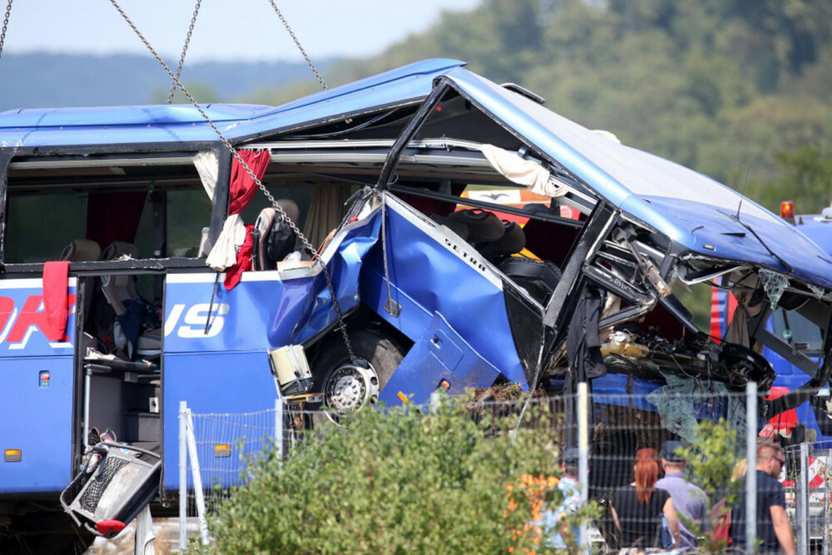 Szokujące zdjęcia z wypadku polskiego autokaru w Chorwacji