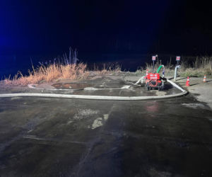 Kolejny pożar na terenie zakładu recyklingu w Przysiece Polskiej niedaleko Kościana