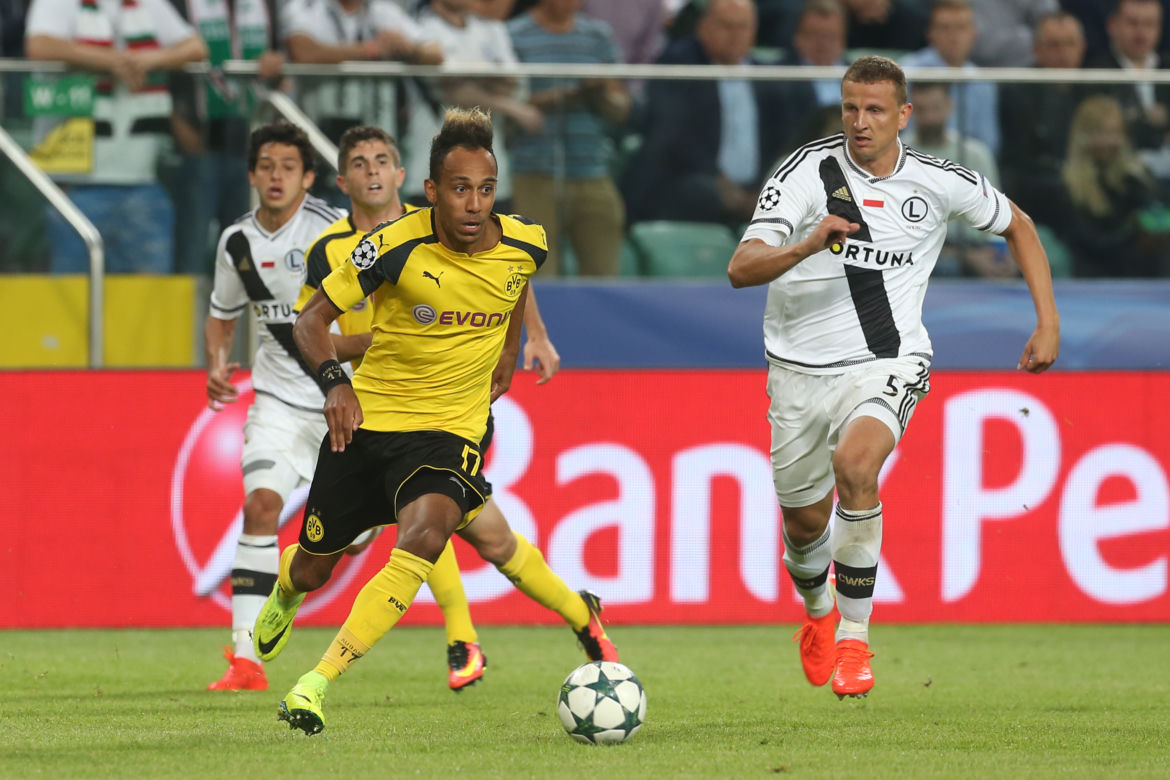 Mecz Ligi Mistrzów Legia Warszawa Borussia Dortmund 0:6