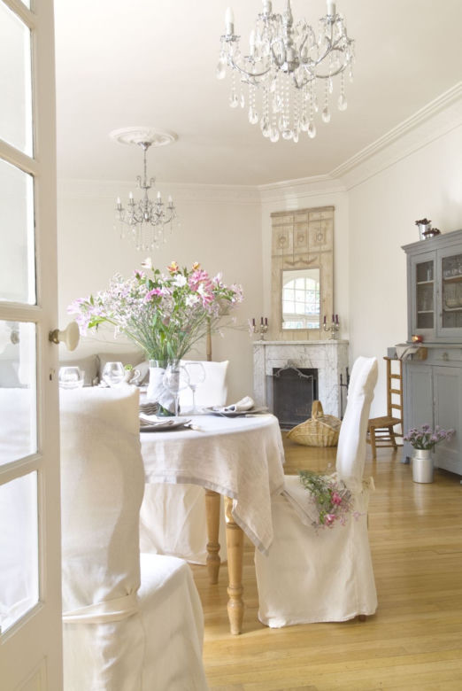 wnętrze shabby chic