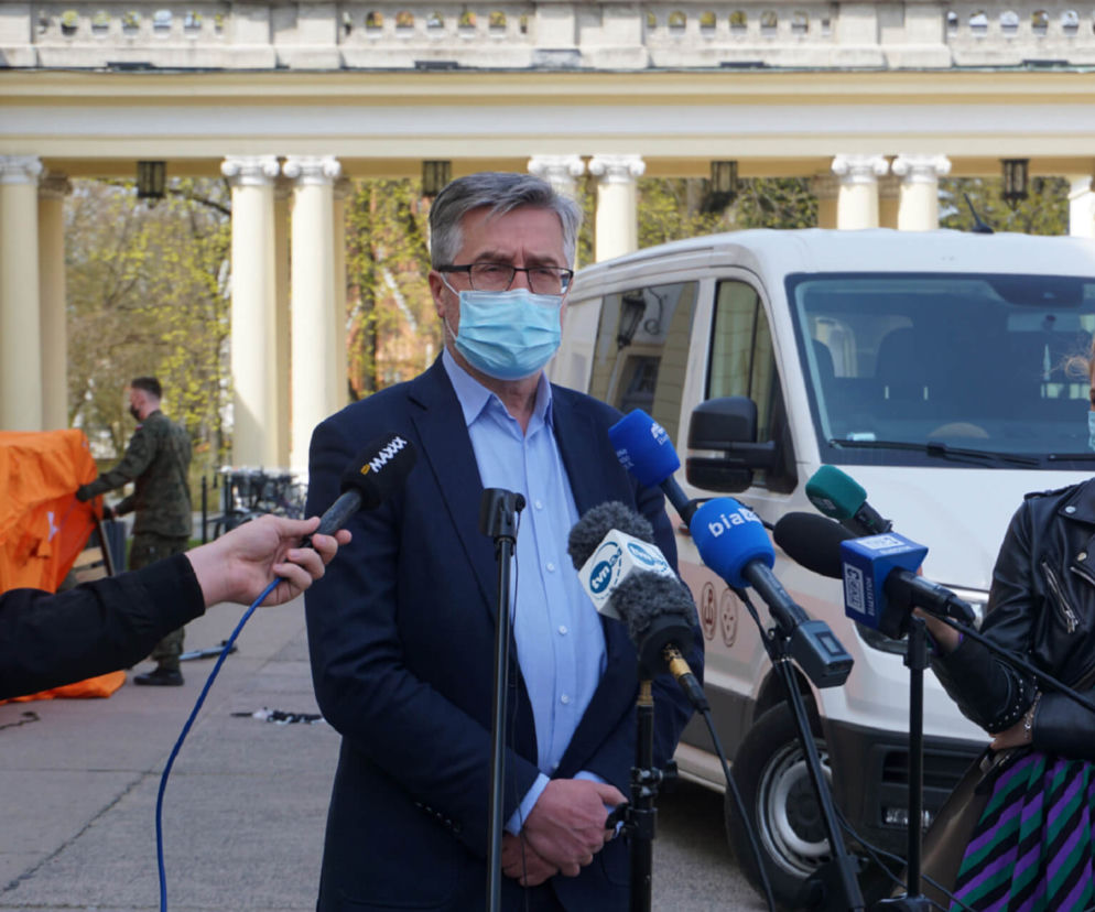 Szczepienia na COVID-19 w Białymstoku w punkcie przy Pałacu Branickich