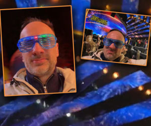 Poseł PiS na sylwestrze TV Republika. Janusz Kowalski balował w czaderskich okularach! 