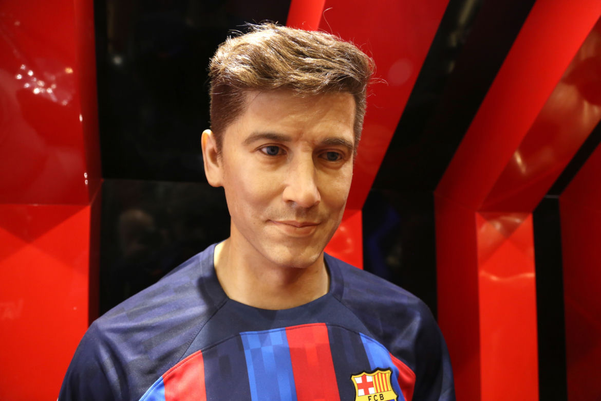 Robert Lewandowski figura woskowa