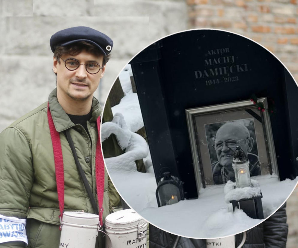 Mateusz Damięcki pamiętał o urodzinach zmarłego ojca
