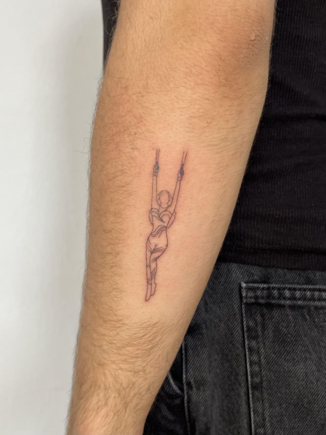 Kuba Nogala z "The Floor" wytatuował sobie Justynę Steczkowską