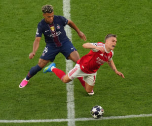 Liga mistrzów. Mecz PSG - Arsenal