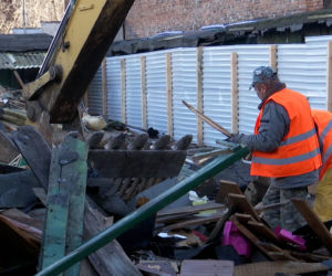 Buldożery wjechały na bazar Różyckiego