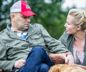 Tomasz Kalita z partnerką
