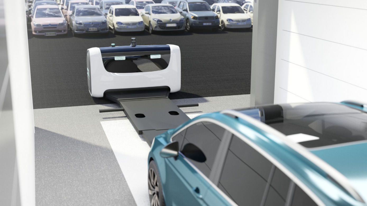 Robot parkingowy Stanley Robotics