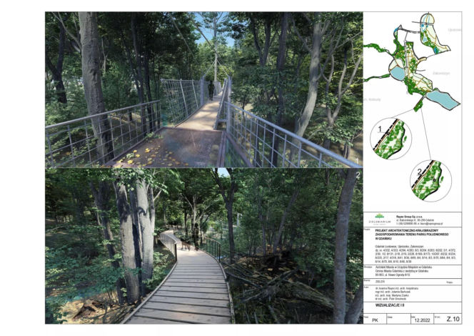 Wizualizacje Parku Południowego w Gdańsku