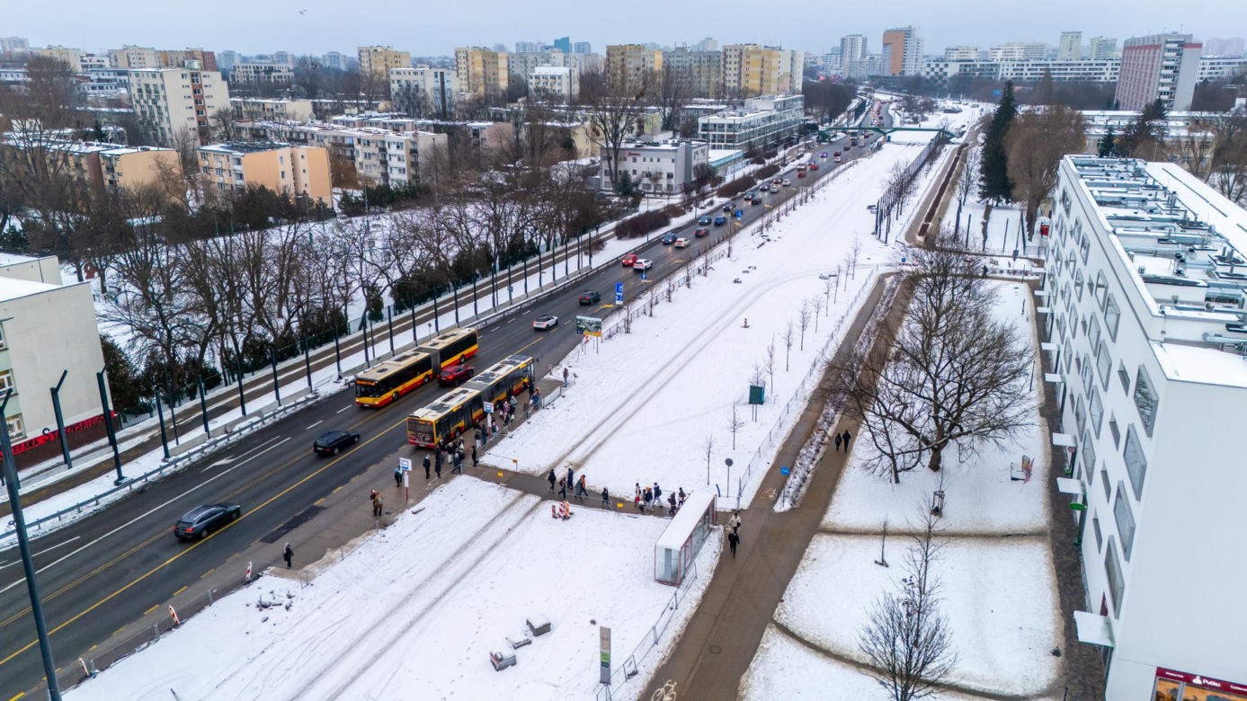 Remont alei Stanów Zjednoczonych w Warszawie
