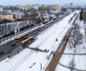 Remont alei Stanów Zjednoczonych w Warszawie
