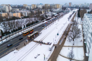 Remont alei Stanów Zjednoczonych w Warszawie