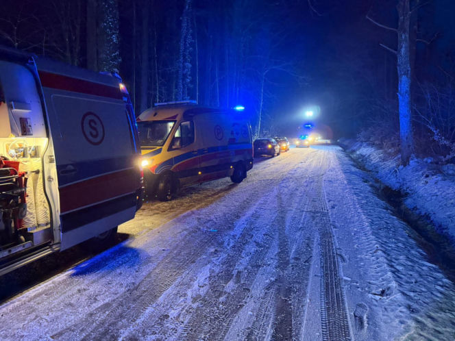 Wypadek koło Jawora