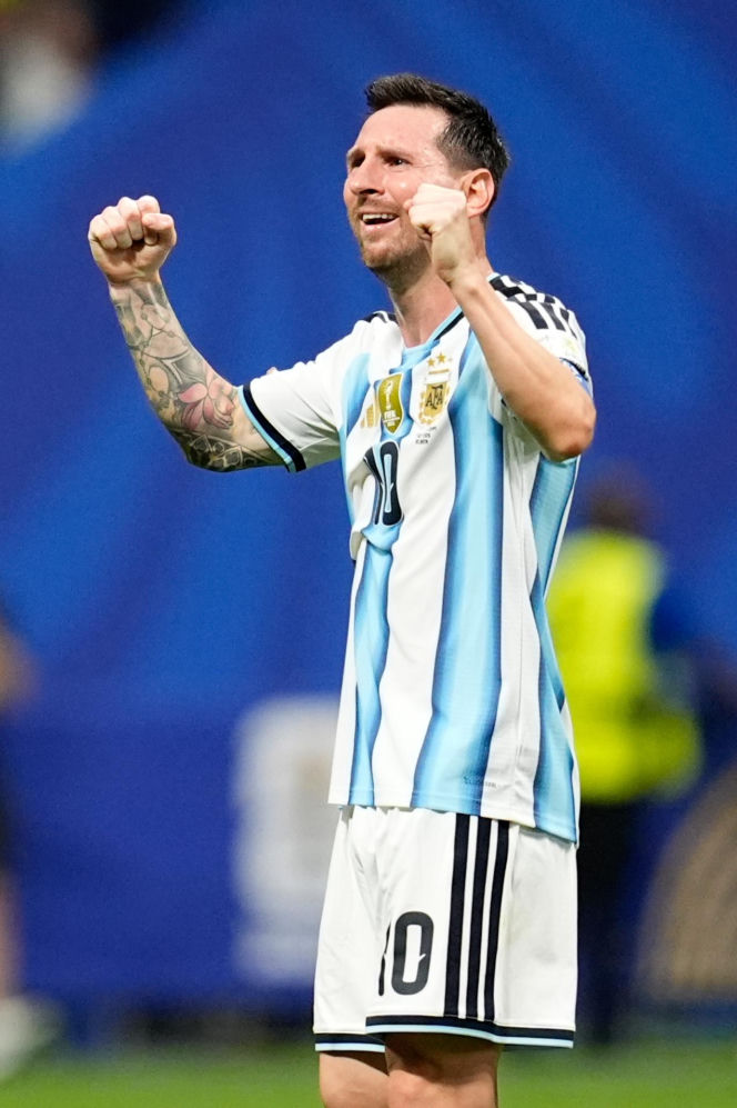 Leo Messi, mecz z Egiptem