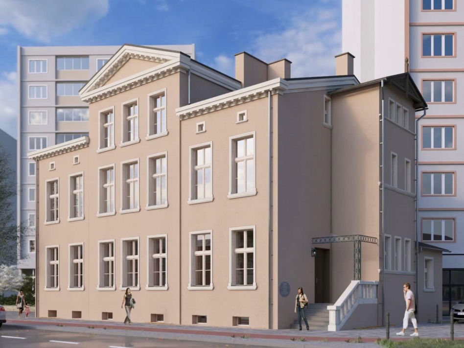 Dom Szpiega przy Al. Grunwaldzkiej 117 w Gdańsku, wizualizacja po remoncie