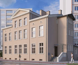 Dom Szpiega przy Al. Grunwaldzkiej 117 w Gdańsku, wizualizacja po remoncie