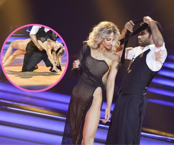 Gamou Fall i Hanna Żudziewicz w finale Tańca z Gwiazdami. Skąpy strój tancerki wywołał poruszenie